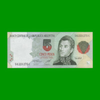 PESOS CONVERTIBLES 1er DISEÑO $5,00, BOT 3035, AÑO 1997, ESTADO EXCELENTE.-