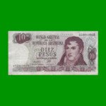 PESOS LEY 18.188 $10,00, BOT 2354, AÑO 1974, ESTADO MUY BUENO- .-