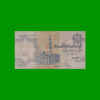 BILLETE DE EGIPTO 25 PIASTRES, PICK 57b, ESTADO BUENO.-