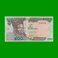 BILLETE DE NIGERIA 200 NAIRA, PICK 29r, AÑO 2018 ESTADO SIN CIRCULAR.-