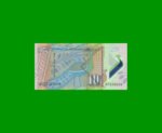 BILLETE DE MACEDONIA 10 DENARI, POLYMERO,  PICK 25, AÑO 2018 ESTADO SIN CIRCULAR.- - Imagen 2