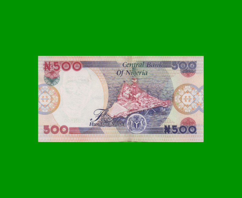 BILLETE DE NIGERIA 500 NAIRA, PICK 30e, AÑO 2005 ESTADO EXCELENTE+ .- - Imagen 2