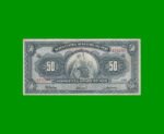 BILLETE DE PERU 50 SOLES, PICK 85a, AÑO 1963, ESTADO MUY BUENO.-