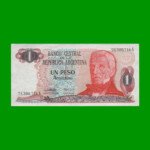 PESOS ARGENTINOS $1,00, BOT 2604, AÑO 1984, ESTADO EXCELENTE.-