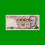 BILLETE DE POLONIA 100 ZLOTYCH, PICK 143a, AÑO 1975, ESTADO MUY BUENO.-