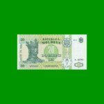 BILLETE DE MOLDAVIA 20 LEI, PICK 13j, AÑO 2013 ESTADO SIN CIRCULAR.-