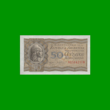 MONEDA NACIONAL 0,50 CTVOS, BOT 1903, AÑO 1951,  ESTADO SIN CIRCULAR.-