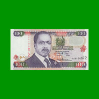 BILLETE DE KENYA 100 SHILINGI,  PICK 37e, AÑO 2000 ESTADO SIN CIRCULAR.-