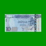 BILLETE DE LIBYA 10 DINAR, PICK 82, AÑO 2015 ESTADO SIN CIRCULAR.-