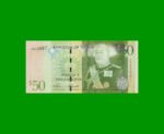 BILLETE DE TONGA 50 PA`ANGA, PICK 42, AÑO (2008) ESTADO SIN CIRCULAR.-