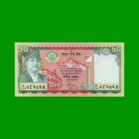 BILLETE DE NEPAL 50 RUPIAS, CONMEMORATIVO, PICK 52, AÑO 2005, ESTADO SIN CIRCULAR.-