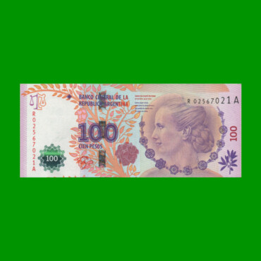 REPOSICION BILLETE CONVERTIBLE TERCER DISEÑO $ 100,00, BOT 4311, ESTADO EXCELENTE.-