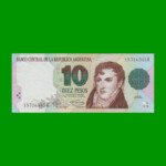 PESOS CONVERTIBLES 1er DISEÑO $10,00, BOT 3039, AÑO 1993, ESTADO EXCELENTE.-