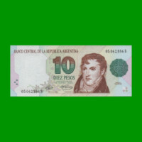 PESOS CONVERTIBLES 1er DISEÑO $10,00, BOT 3039, AÑO 1993, ESTADO SIN CIRCULAR.-