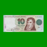 PESOS CONVERTIBLES 1er DISEÑO $10,00, BOT 3042, AÑO 1994, ESTADO EXCELENTE.-