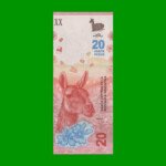 PESOS 3er DISEÑO $20,00, BOT 5001, AÑO 2017, ESTADO EXCELENTE+.-