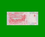 PESOS 3er DISEÑO $20,00, BOT 5001, AÑO 2017, ESTADO SIN CIRCULAR.- - Imagen 2