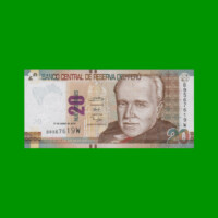 BILLETE DE PERU 20 NUEVOS SOLES, PICK 188, AÑO 2013, ESTADO SIN CIRCULAR.-