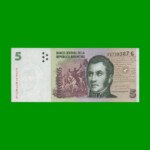 PESOS CONVERTIBLES 2do DISEÑO $5,00, BOT 3328, AÑO 2011, ESTADO SIN CIRCULAR.-