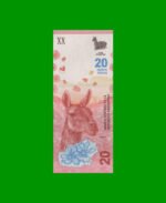 PESOS 3er DISEÑO $20,00, BOT 5004, AÑO 2019, ESTADO SIN CIRCULAR.-