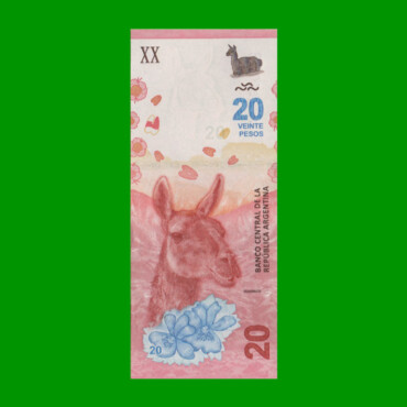 PESOS 3er DISEÑO $20,00, BOT 5004, AÑO 2019, ESTADO SIN CIRCULAR.-