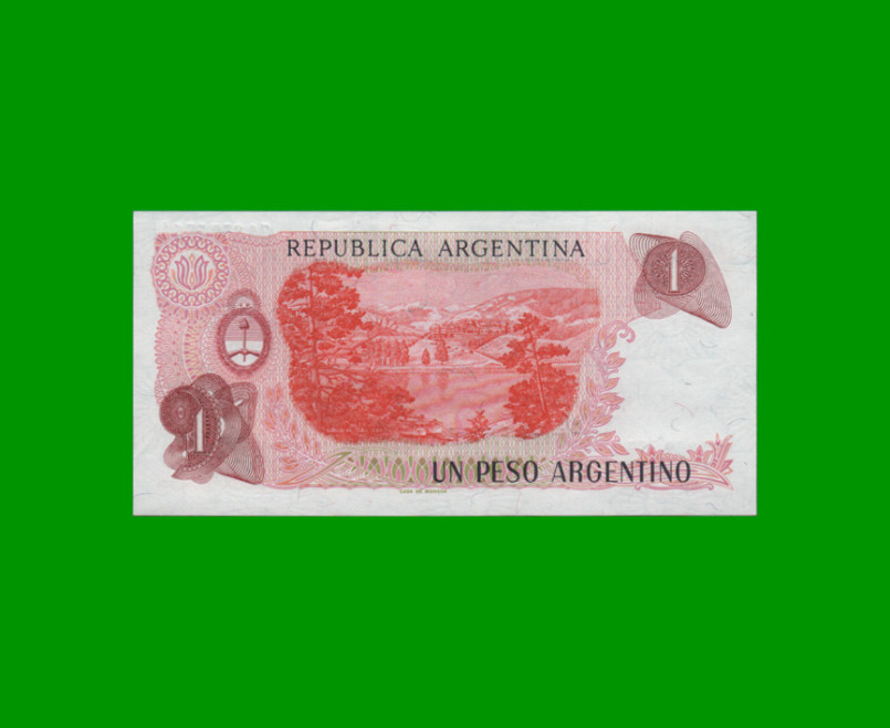 PESOS ARGENTINOS $1,00, BOT 2604, AÑO 1984, ESTADO EXCELENTE+ .- - Imagen 2