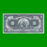 BILLETE DE PERU 50 SOLES, PICK 85a, AÑO 1968, ESTADO EXCELENTE.-