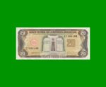 BILLETE DE REPUBLICA DOMINICANA $20,00 ORO PICK 133, AÑO 1990 ESTADO EXCELENTE- .-