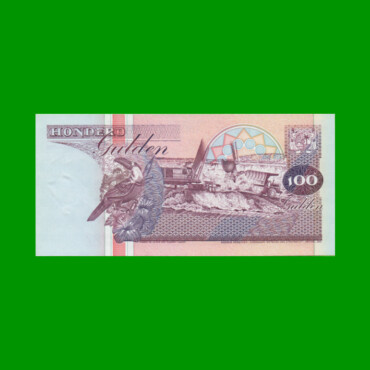 BILLETE DE SURINAM 100 GULDEN PICK 139b AÑO 1998 ESTADO SIN CIRCULAR.-
