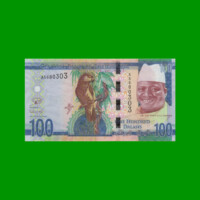 BILLETE DE GAMBIA 100 DALASIS, PICK 35, AÑO 2015 ESTADO SIN CIRCULAR.-