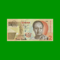 BILLETE DE GHANA 2 CEDIS, PICK 37Ad, AÑO 2015 ESTADO SIN CIRCULAR.-