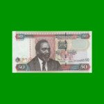 BILLETE DE KENYA 50 SHILINGI,  PICK 47e, AÑO 2010 ESTADO SIN CIRCULAR.-