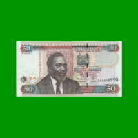 BILLETE DE KENYA 50 SHILINGI,  PICK 47e, AÑO 2010 ESTADO SIN CIRCULAR.-