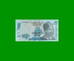 BILLETE DE MALAWI 50 KWACHA, PICK 58a, AÑO 2012 ESTADO SIN CIRCULAR.-