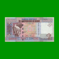 BILLETE DE GUINEA 5.000 FRANCOS, PICK 41 AÑO 2006 ESTADO EXCELENTE- .-