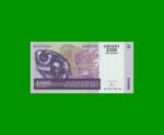 BILLETE DE MADAGASCAR 1.000 ARIARY, PICK 89c, AÑO 2004 ESTADO SIN CIRCULAR.-