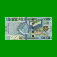 BILLETE DE SIERRA LEONA 10.000 LEONES, PICK 33b, AÑO 2013 ESTADO SIN CIRCULAR.-