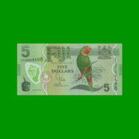 REPOSICION BILLETE DE FIJI 5,00 DOLARES, POLYMERO PICK 115R, ESTADO SIN CIRCULAR.-
