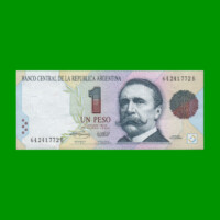 PESOS CONVERTIBLES 1er DISEÑO $1,00, BOT 3006, AÑO 1993, ESTADO EXCELENTE.-