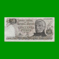 PESOS LEY 18.188 $50,00, BOT 2365, AÑO 1973, ESTADO MUY BUENO.-