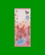 PESOS 3er DISEÑO $20,00, BOT 5006, AÑO 2020, ESTADO EXCELENTE+.-