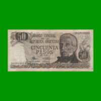 PESOS LEY 18.188 $50,00, BOT 2367a, AÑO 1973, ESTADO MUY BUENO- .-