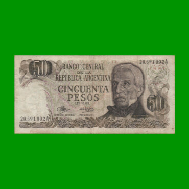 PESOS LEY 18.188 $50,00, BOT 2367a, AÑO 1973, ESTADO MUY BUENO- .-