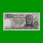PESOS LEY 18.188 $50,00, BOT 2369, AÑO 1974, ESTADO EXCELENTE.-
