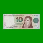 PESOS CONVERTIBLES 1er DISEÑO $10,00, BOT 3043, AÑO 1994, ESTADO EXCELENTE.-