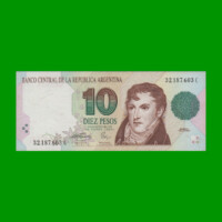 PESOS CONVERTIBLES 1er DISEÑO $10,00, BOT 3043, AÑO 1994, ESTADO EXCELENTE.-