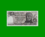 PESOS LEY 18.188 $50,00, BOT 2369, AÑO 1974, ESTADO EXCELENTE+ .-