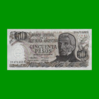 PESOS LEY 18.188 $50,00, BOT 2369, AÑO 1974, ESTADO EXCELENTE+ .-