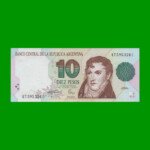 PESOS CONVERTIBLES 1er DISEÑO $10,00, BOT 3043, AÑO 1994, ESTADO EXCELENTE+.-