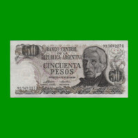 PESOS LEY 18.188 $50,00, BOT 2371, AÑO 1975, ESTADO EXCELENTE.-